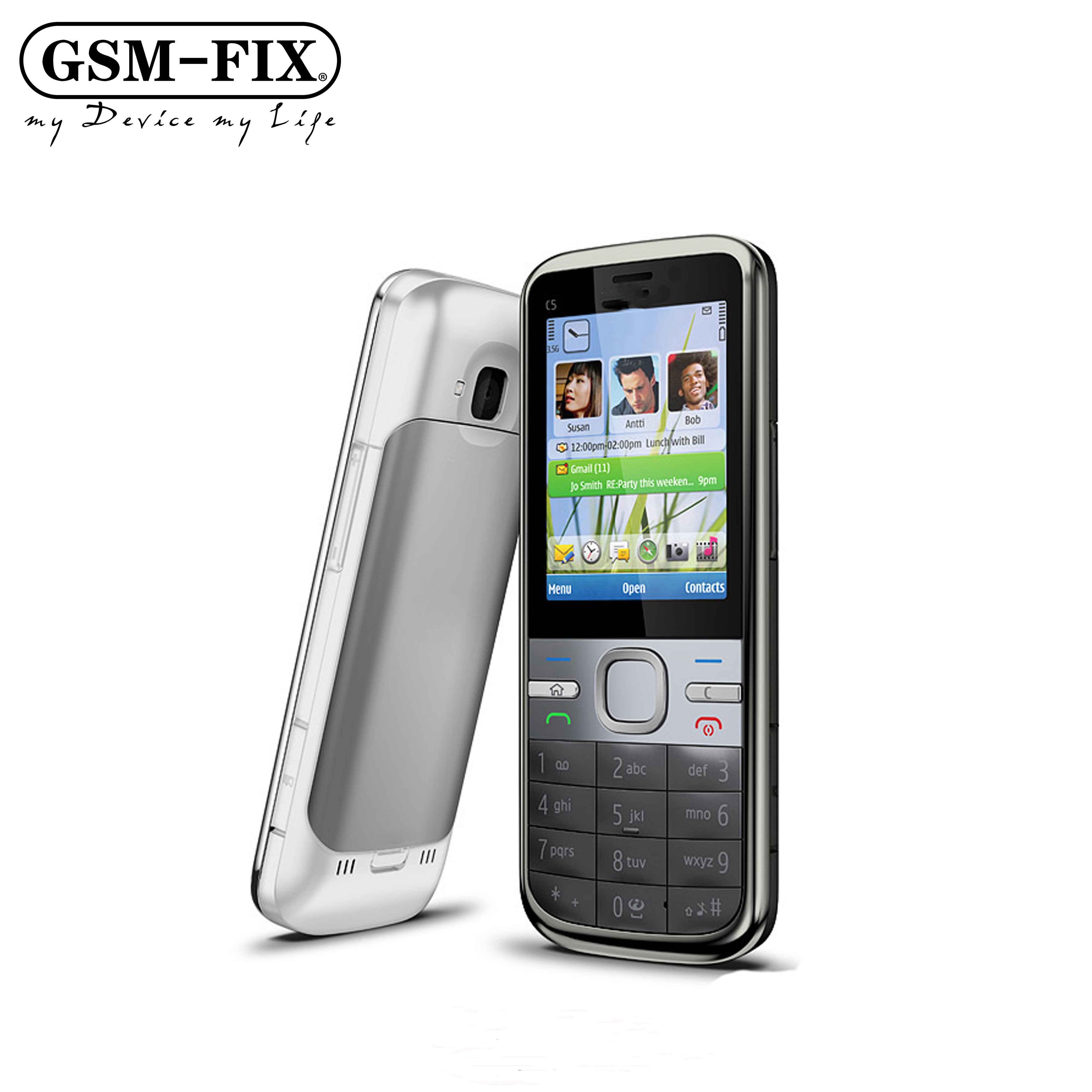 GSM-FIX  Factory Unlocked Original Simple Cheap 3G Classic Bar Unlocked Mobile Cell Phone For Nokia C5-00